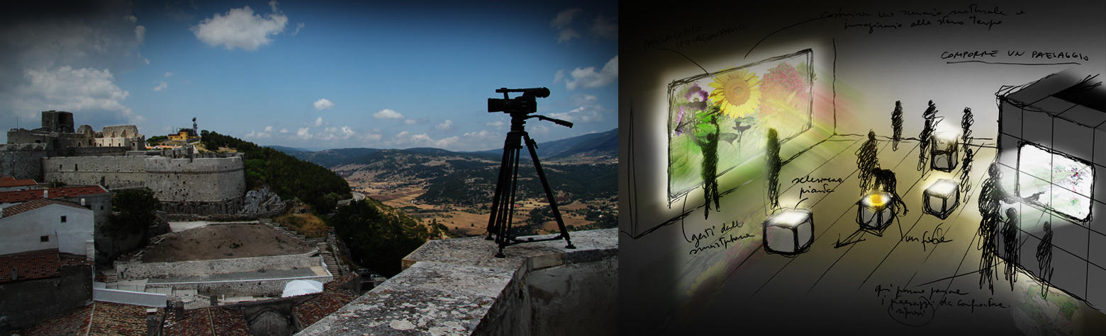 Riprese all'aperto e progetto per il Museo Multimediale della Memoria del Terremoto di San Giuliano di Puglia