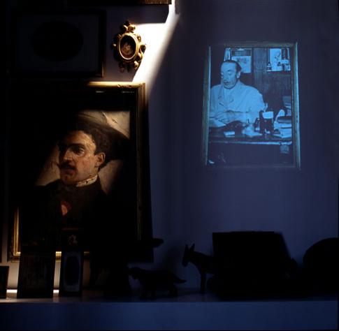 Proiezione video nella Stanza di Trilussa al Museo di Roma in Trastevere